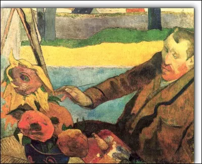Qui a représenté "van Gogh peignant les tournesols" ?