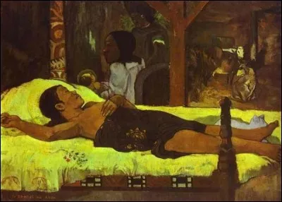 "Te tamari no atua" (Le fils de Dieu en polynésien) est la plus iconoclaste des Nativités, réalisée en 1896 par l'inspirateur des Nabis.
