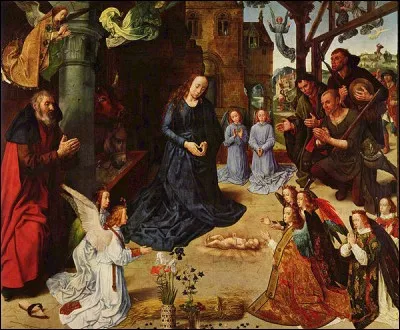 Panneau central du Triptyque Portinari (du nom de son commanditaire) cette Nativité fut exécutée en 1475 à Gand par un peintre primitif flamand. Le tout fut transporté à Florence dans l'église Sant'Egidio de l'hôpital Santa Maria Nuova.