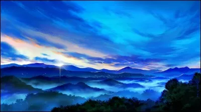 Petite libellule bleue.