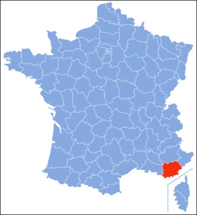 C'est un département français de la région Provence-Alpes-Côte d'Azur.