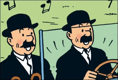 Quels sont les 2 codes des Dupondt, pour les identifier grâce à leur moustache ?