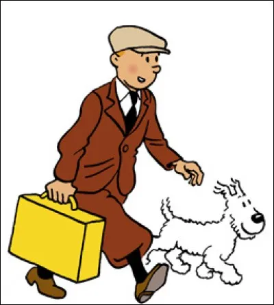 Pour quelle aventure partent Tintin et Milou (sur cette image) ?