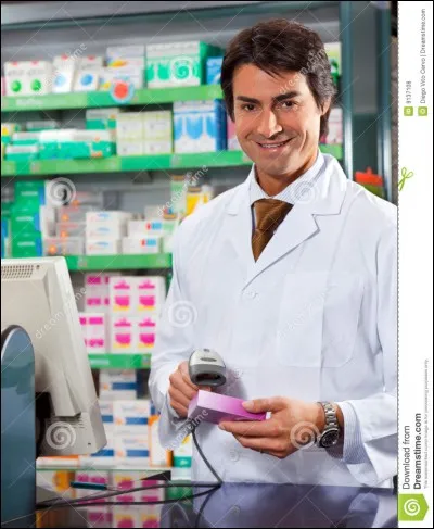 Quel métier consiste à vendre des médicaments ?