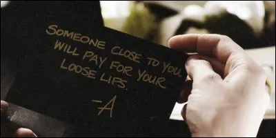 Qui a reçu un message de -A en premier ?