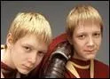 Comment s'appellent les jumeaux Weasley?