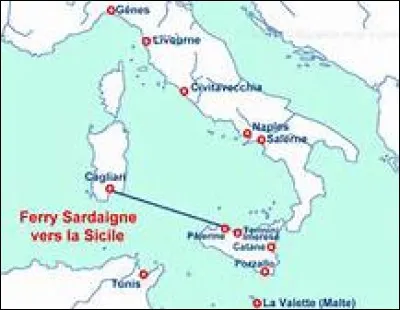 La Sardaigne et la Sicile sont des îles italiennes.