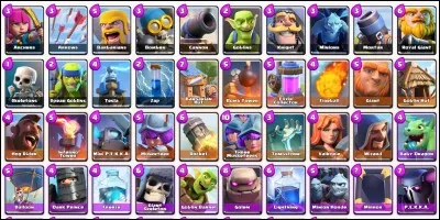 Quelle est la carte qui demande le plus d'élixir dans ce jeu ?