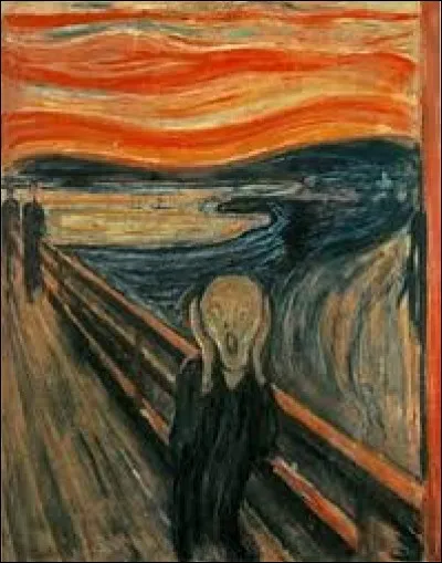 Quel est le nom de cette uvre peinte en 1893 par Edvard Munch ?