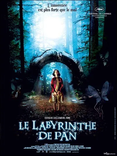 Quelle créature ne voit-on pas dans "Le labyrinthe de Pan" de Guillermo del Toro?