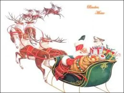 Comment se nomme le renne qui apporte du bonheur aux enfants ?