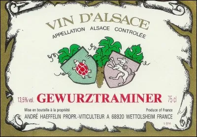 Vous avez remarqu&eacute; la pr&eacute;sence d'un &eacute;cusson repr&eacute;sentant une tortue sur cette &eacute;tiquette de vin d'Alsace. Lors d'un passage dans la r&eacute;gion, Louis le Grand, Roi de France, remarqua la position courb&eacute;e des viticulteurs travaillant dans les vignes, position qui ne laissait appara&icirc;tre que leurs dos &agrave; la mani&egrave;re des tortues. Comme la r&eacute;gion a &eacute;t&eacute; rattach&eacute;e au royaume, la carapace symboliserait la protection royale. De quel roi de France s'agit-il ?