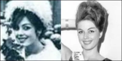 La premi&egrave;re &eacute;lue Miss France 1966 (&agrave; gauche) perd son titre au profit de sa dauphine (&agrave; droite). Qui sont les 36e Miss France &eacute;lues en 1966 ?