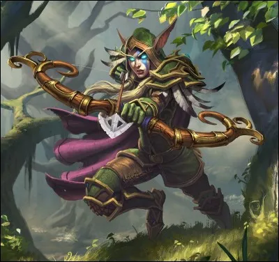 Quel est le nom de l'arme que porte Alleria Coursevent ?