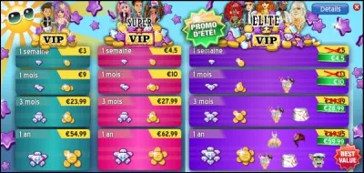 Combien de temps maximum peut-on être VIP ?