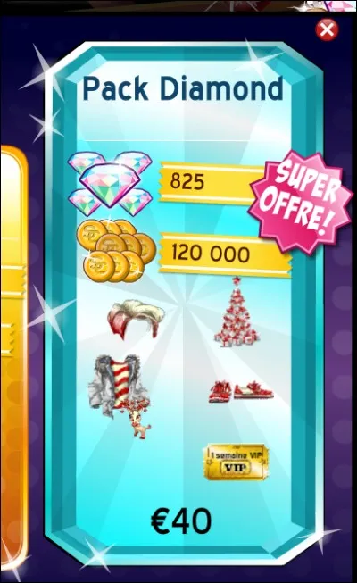 Peut-on se mettre un pack diamonds sans &ecirc;tre VIP ?