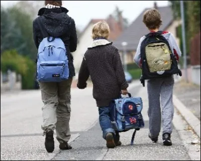 Que fait-on de son cartable lors des récréations ?