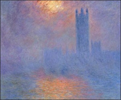 Qui a peint "Londres, le Parlement, trouée de soleil dans le broouillard" ?