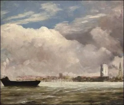 Qui a peint "Vue de la Tamise près du pont de Battersea avec au-delà Chelsea" ?