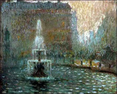 Qui a peint " Trafalgar square, Londres" ?