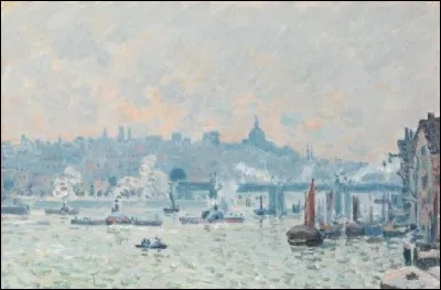 Qui a peint "Vue de la Tamise : Charing Cross Bridge" ?