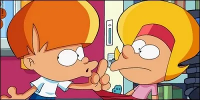 Tom et Nina s'emploient dans une guerre typique frère-sur, au grand désarroi de leurs parents et de leur chat domestique, Grippy. Ce dessin animé s'appelle :