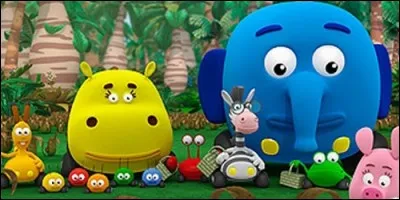 Ce dessin animé parle d'un groupe d'animaux-véhicules et de leurs aventures dans la jungle où chacun d'eux a son métier propre. Il s'agit de :