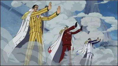 Quel amiral Luffy a-t-il attaqué en premier lors de la guerre au sommet à Marine Ford ?