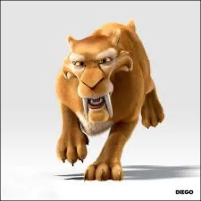 Comment s'appelle ce tigre à dents de sabre qui se trouve dans "L'Âge de glace" ?