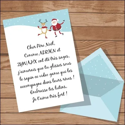 Thrudon et Zywahx, très pressés, ont déjà ouvert leurs cadeaux, trouvant des jeux vidéo. Ces derniers sont consacrés à un petit dinosaure vert qui habite le monde de Mario :