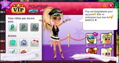 POUPINIE est-elle âgée ?