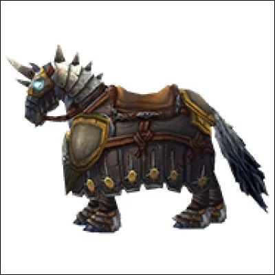 Quel nom Uther a-t-il donné à sa monture ?