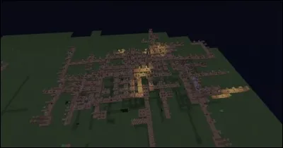 La très grande mine abandonnée contient des générateurs d'araignées.