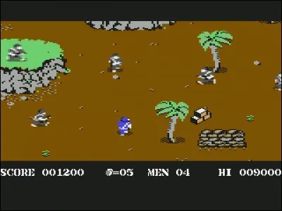 Le joueur dirige « Super Joe », un soldat équipé d'une mitraillette et de grenades, dans un champ de bataille en vue de dessus et doit affronter des vagues d'ennemis venus du haut de l'écran. Quel est ce jeu culte sorti en 1985 ?