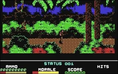 Quel est ce jeu sorti en 1987 dans lequel un G.I.combat dans la jungle durant la guerre du Vietnam ?