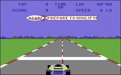 Et c'est parti pour un tour de piste avant le départ de la course ! Dans quel jeu conduisez-vous cette voiture de F1 ?