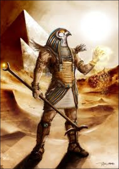 Dans la mythologie égyptienne, quel dieu est représenté sous la forme d'un homme à tête de faucon ?