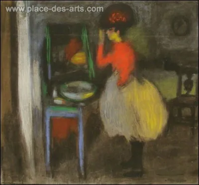 Qui a peint "Femme devant le miroir" ?