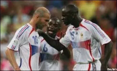Lequel de ces footballeurs français porta le fameux coup de boule lors de la finale de la coupe du monde 2006 ?