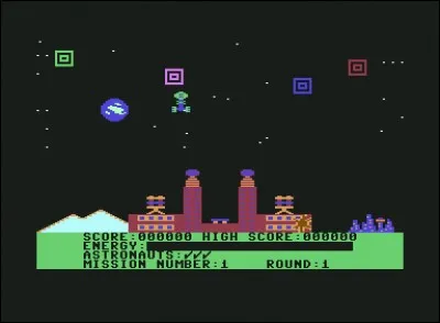 Dans ce jeu sorti en 1983 vous défendez votre planète contre des créatures. A bord de votre jetcopter, vous traversez également des tunnels pour rejoindre d'autres endroits à défendre.