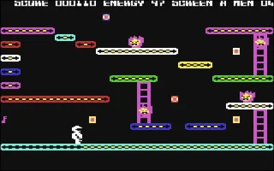 Quel est ce jeu de 1984 où le joueur dirige un humanoïde qui doit parcourir toute son usine en évitant où tuant les monstres ?