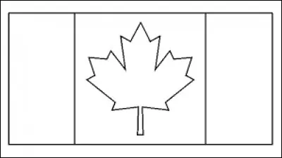 Quelles sont les deux couleurs du drapeau canadien ?