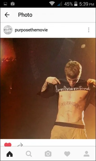 Laquelle de ces filles a déjà été en fréquentation avec Justin ?