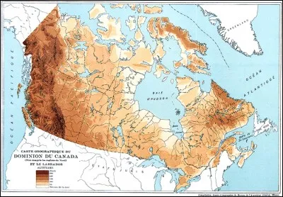 Que représente une carte orographique ?