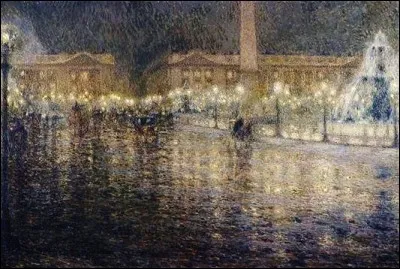 Qui a peint "La pluie à Paris" ?