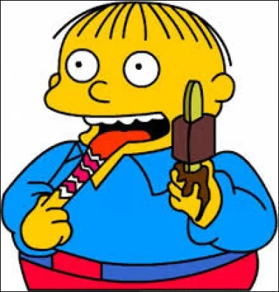 Quel mot convient le mieux à ce jeune garçon nommé Ralph Wiggum se trouvant dans la série de dessin animé "Les Simpson" ?