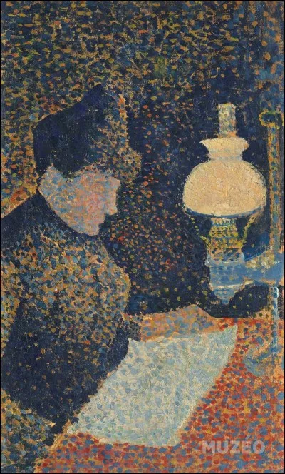 Qui a représenté cette "femme sous la lampe" ?