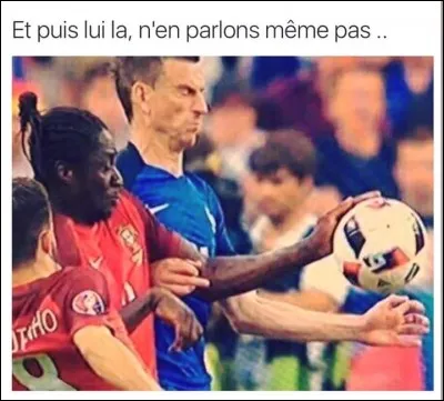 Contre quel joueur cette faute a-t-elle été sifflée injustement ?