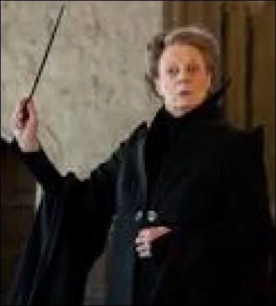 Qui a joué le rôle du professeur McGonagall ?