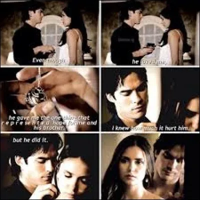 ( saison3 ) Qu'est-ce qu'offre Damon à Elena lors de son anniversaire ?